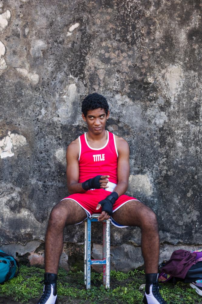 "Boxeo en La Perla". Amateur boxing in Puerto Rico