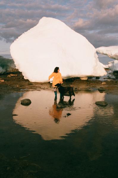 Image from Six Arctic Seasons - July 2019 Ancient ice melting