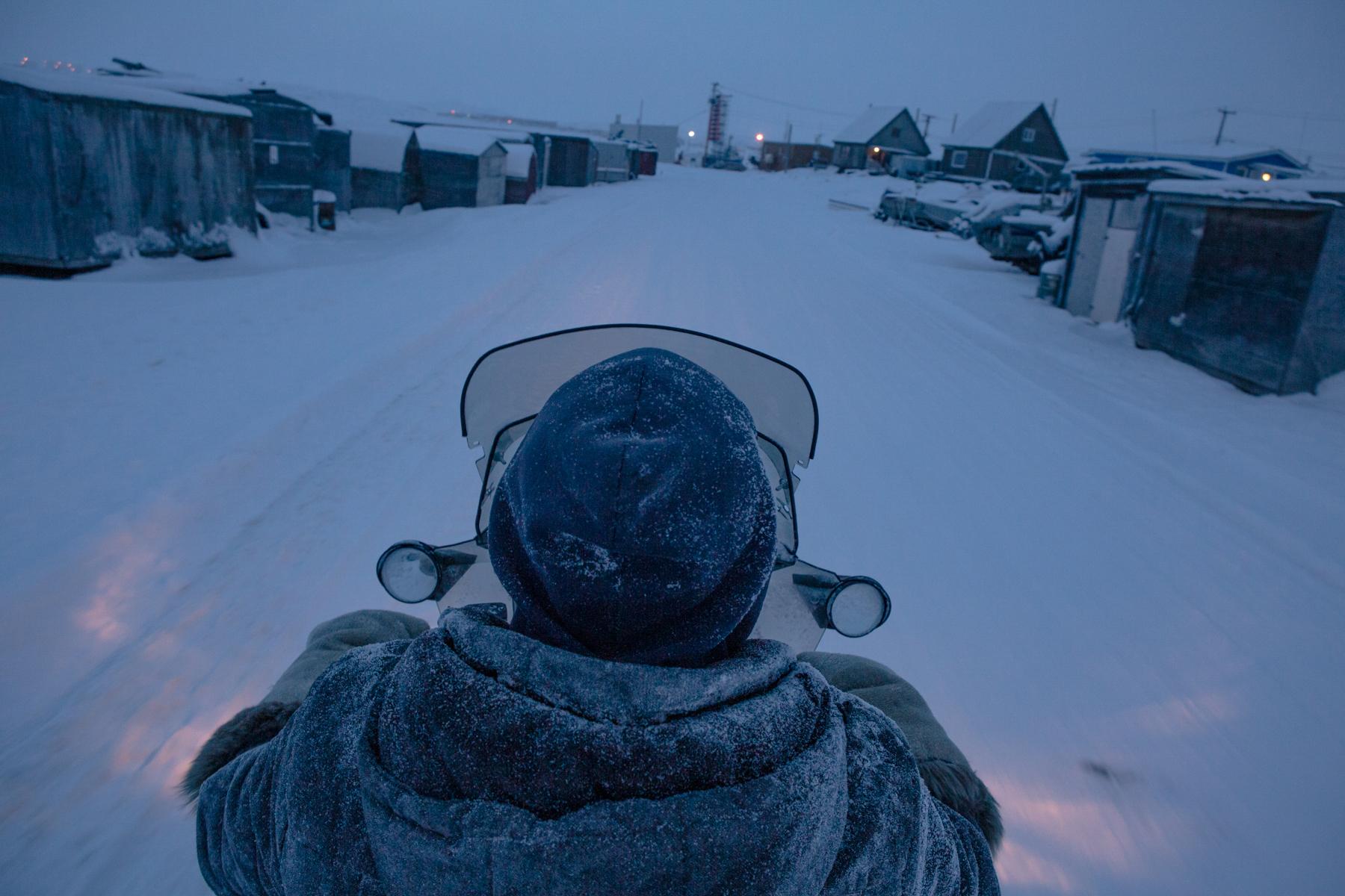 Nunavut's Young Hunters - Dusk arrives at 3:00pm in December, cutting the hunting...