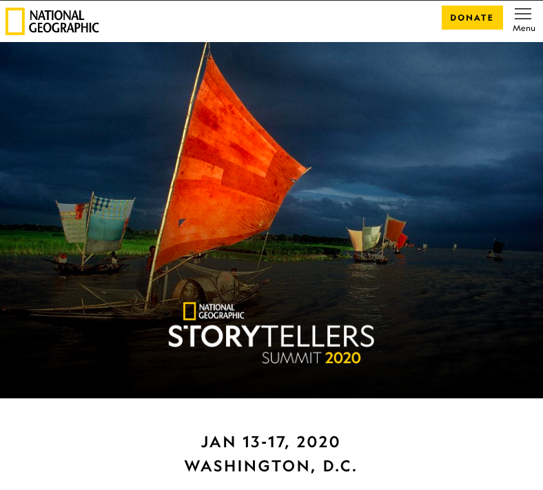 NatGeo Storytelling Summit and Photography Seminar