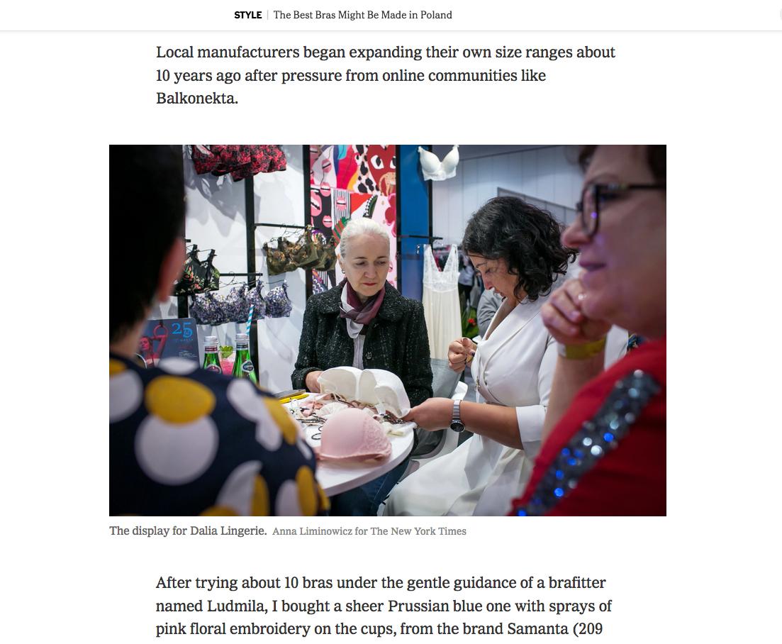 "The Best Bras Might Be Made in Poland" by Anna Liminowicz