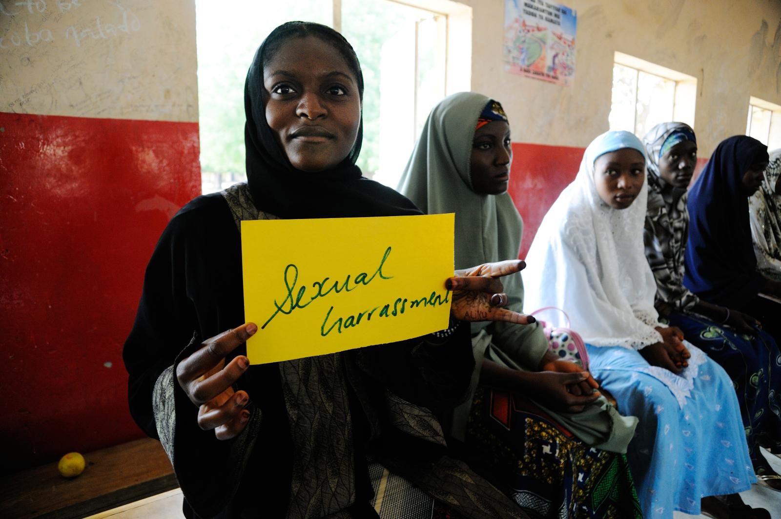 The girls write down the issues...eir lives. Kaduna, Nigeria 2009