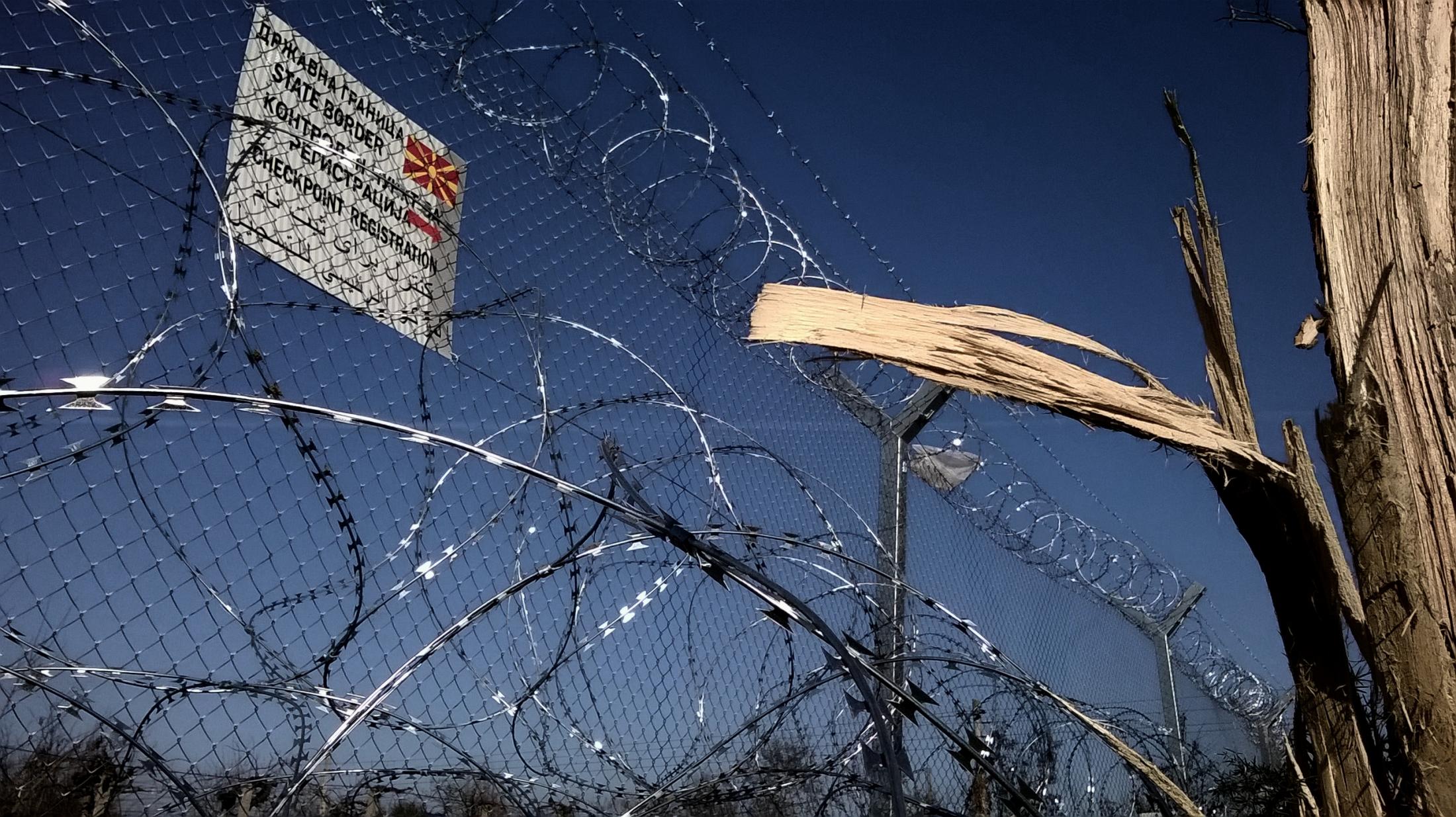 Faction border - Borders and distruction beetween Greece and Macedonia