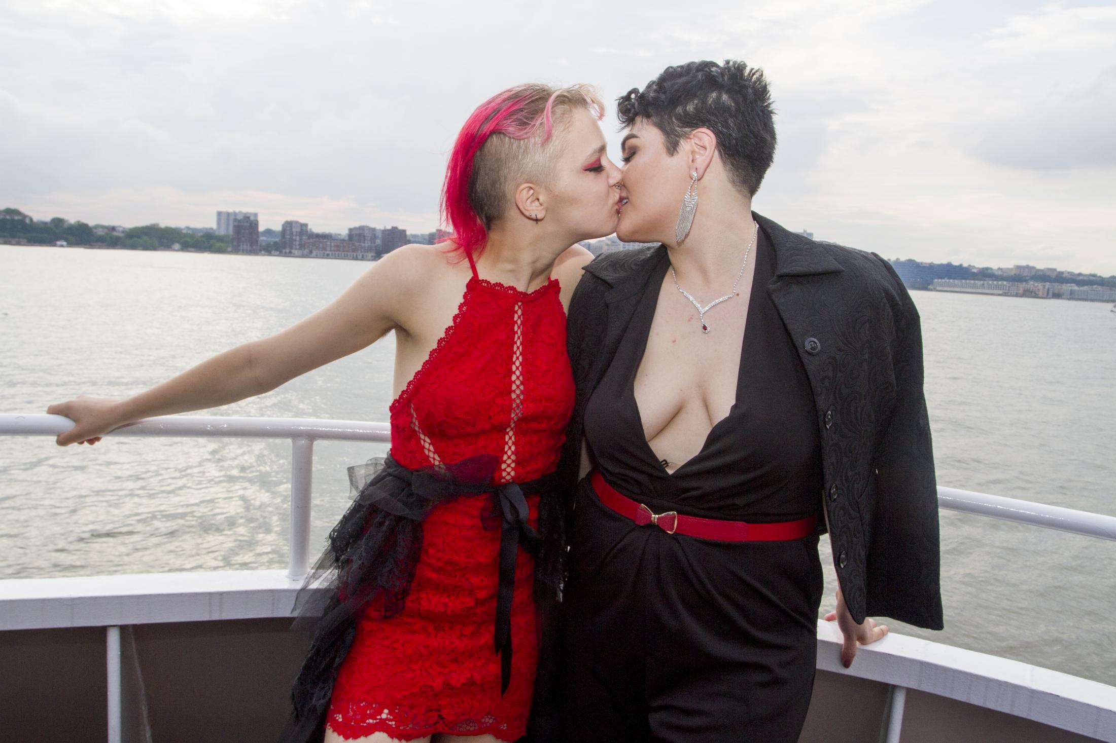 Prom—on a boat - 