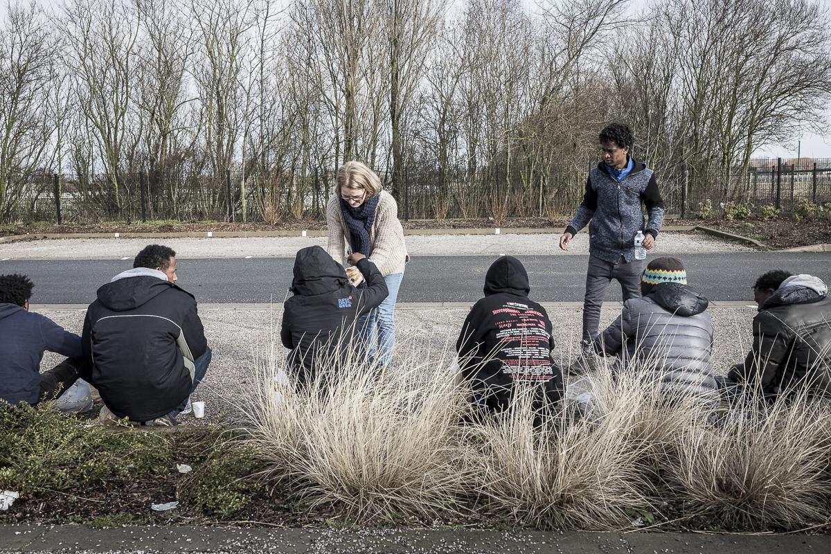France, Calais, 11 March 2018â€...€¨Valentin Bianchi / Hans Lucas