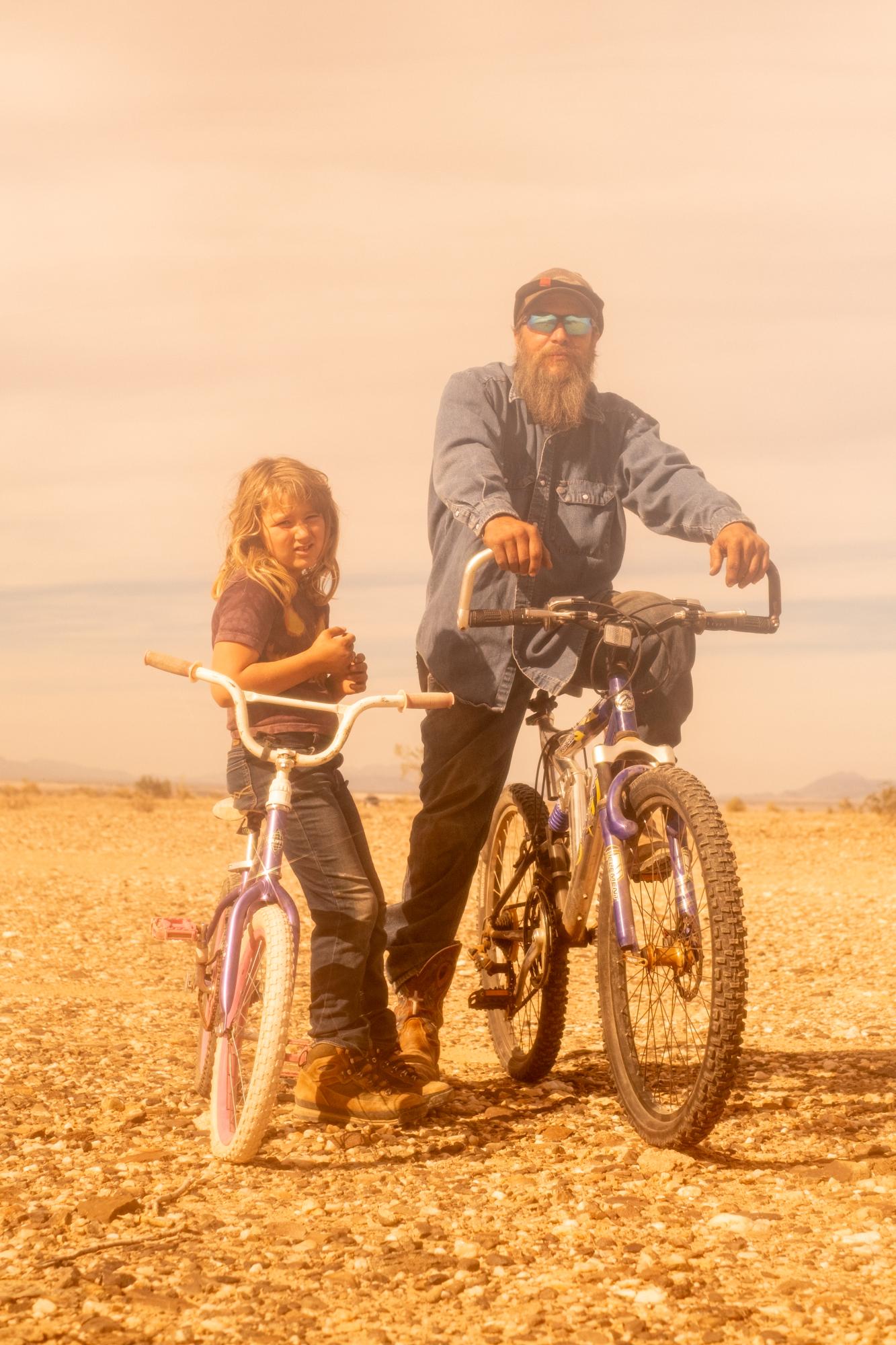 A Warm Winter (An Ongoing Journey) - Lee and his daughter Kathy. Ehrenberg, Arizona.