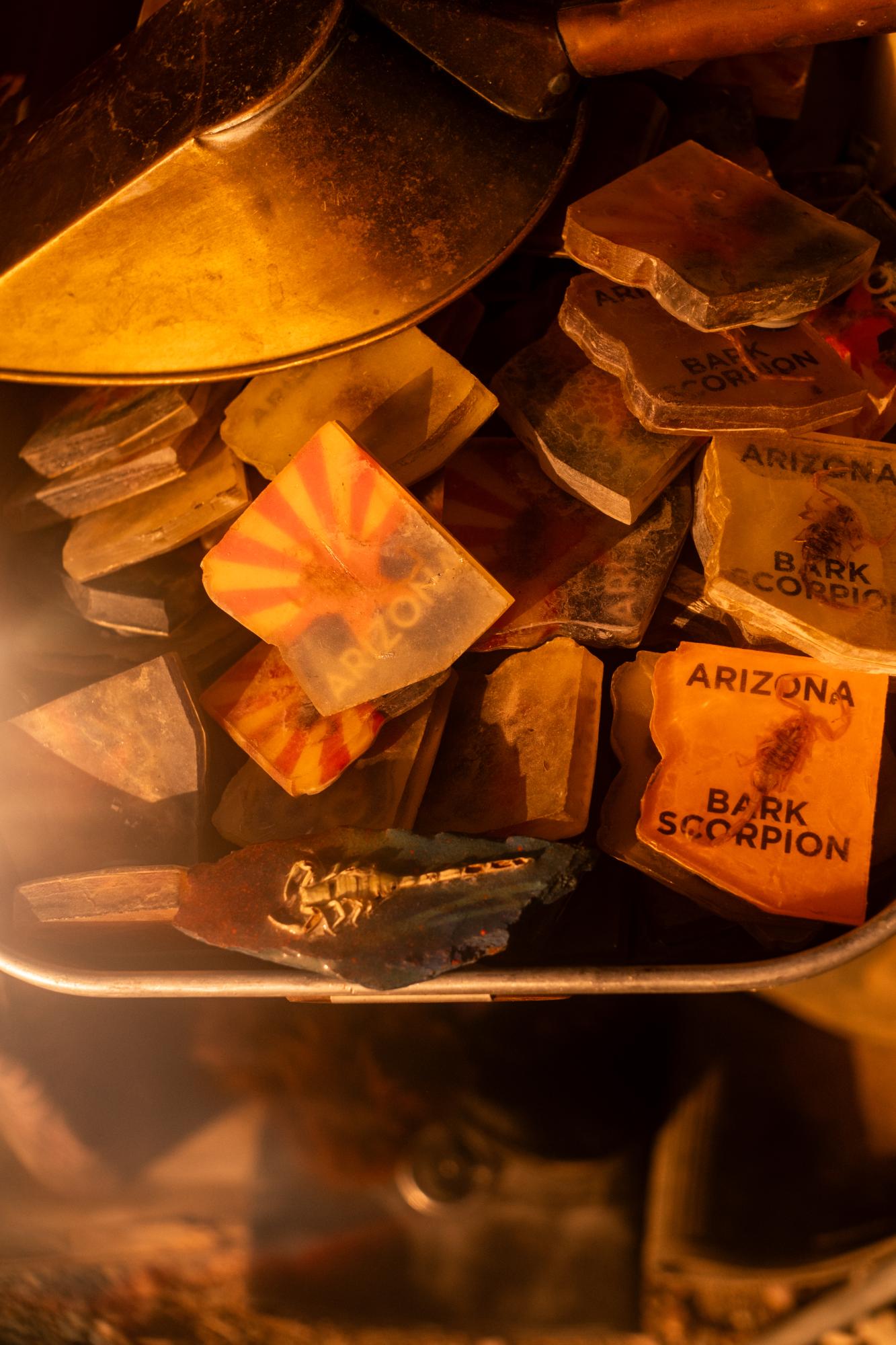 A Warm Winter (An Ongoing Journey) - Scorpion magnets found at the swap meet. Quartzsite,...