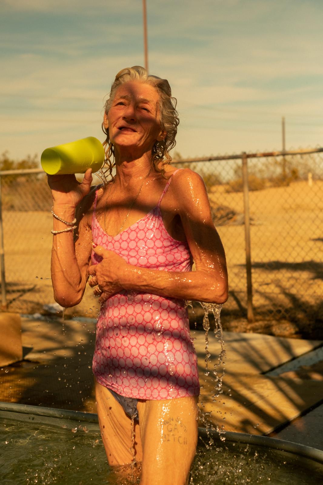 A Warm Winter (An Ongoing Journey) - Darleen at the Hot Springs. Holtville, California