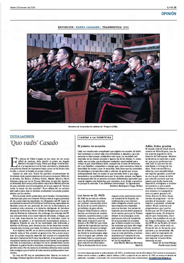 My series about Transnistria in "El Pais" (2/6)