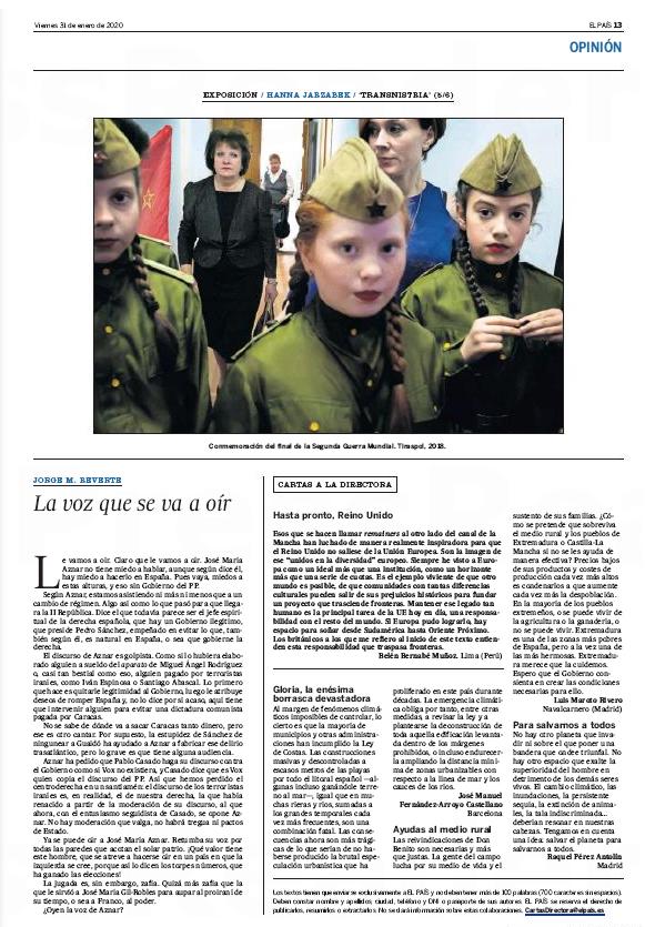  My series about Transnistria in "El Pais" (5/6)