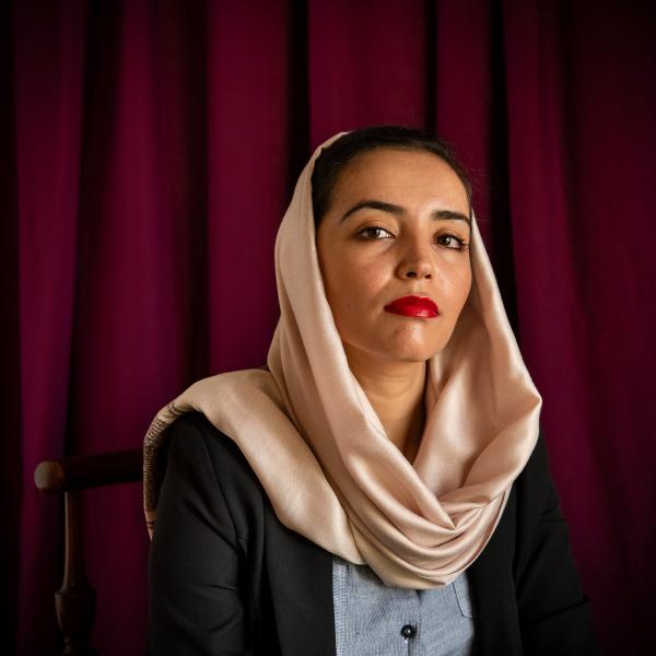 Afghan Women Demand to be Heard - KABUL | AFGHANISTAN | 8/7/19 | Salma Alkozay (30),...
