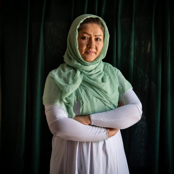 Afghan Women Demand to be Heard - KABUL | AFGHANISTAN | 8/7/19 | ArezooHosseini (36),...