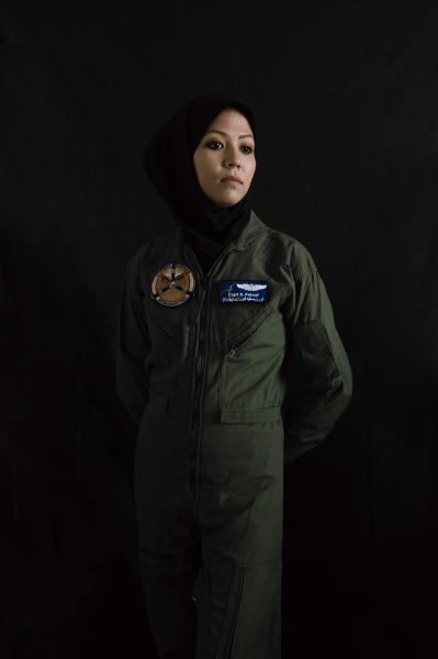 KABUL | AFGHANISTAN | 8/15/17 | Captain Safia Ferozi (27) pilot