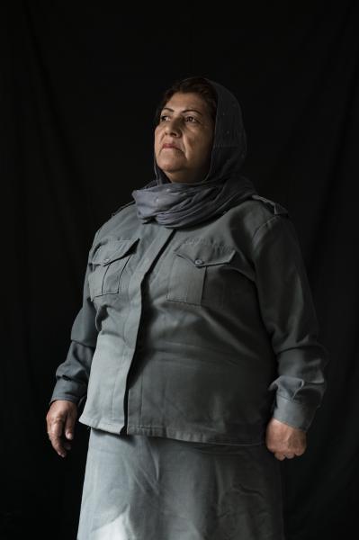 Afghan Women On The Frontline - KABUL | AFGHANISTAN | 8/9/17 | Zaakera (41) from Kapisa -...