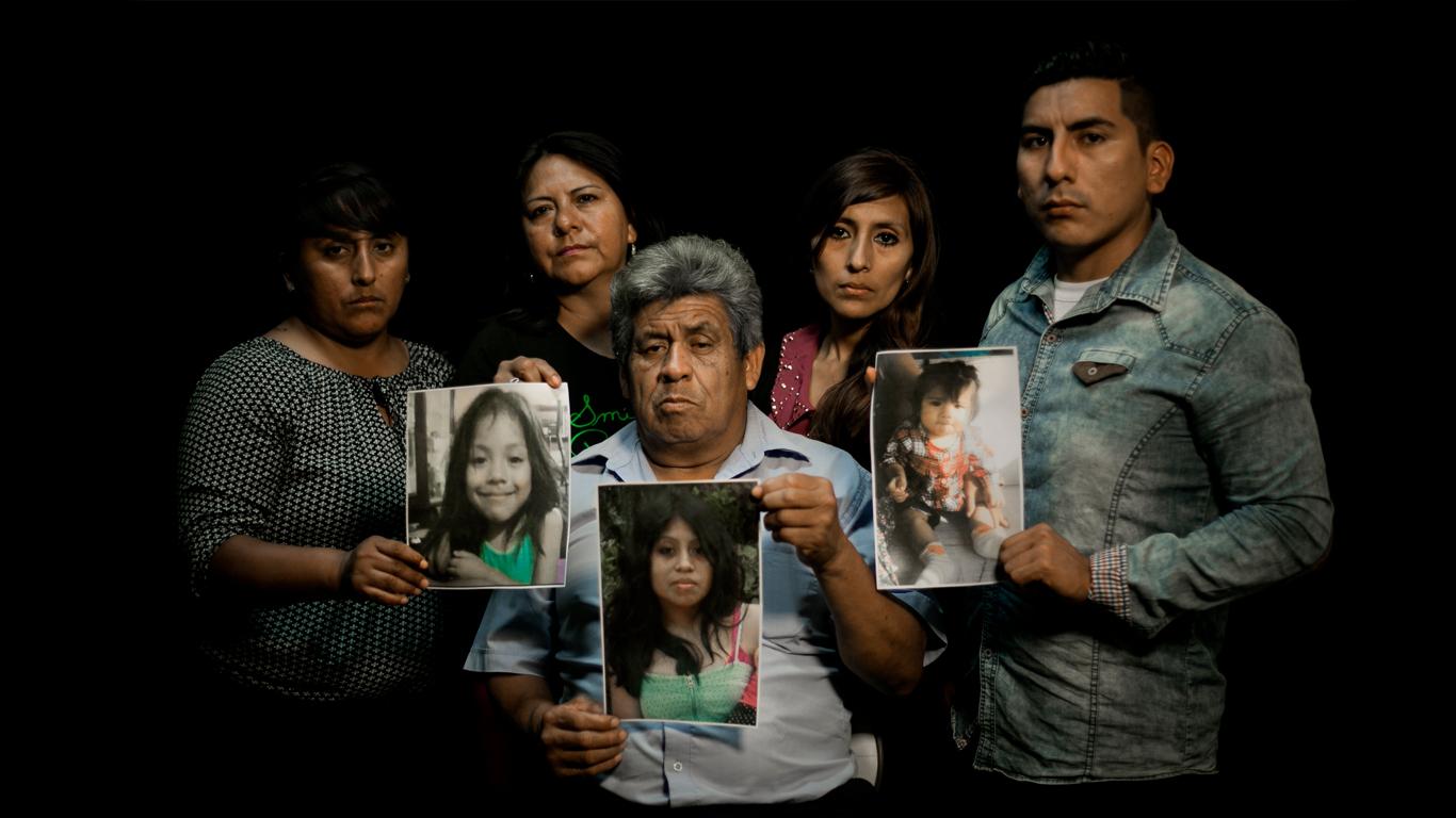Desaparecidas - The family of Estefany Diaz Acosta and her two daughters,...