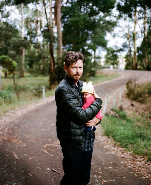 Image from PORTRAITS - Graham and Xylia when she was 6 weeks old. Gellibrand,...