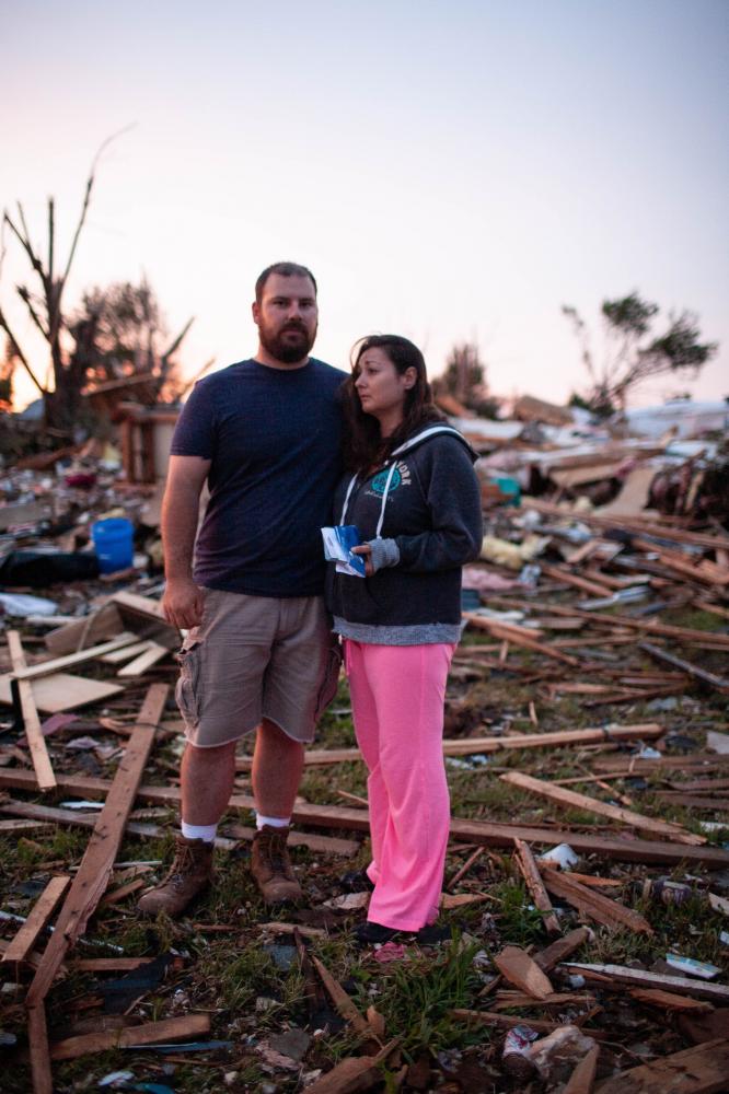 Life Left Behind - Stephanie McKinney, photographed with her husband Scott...