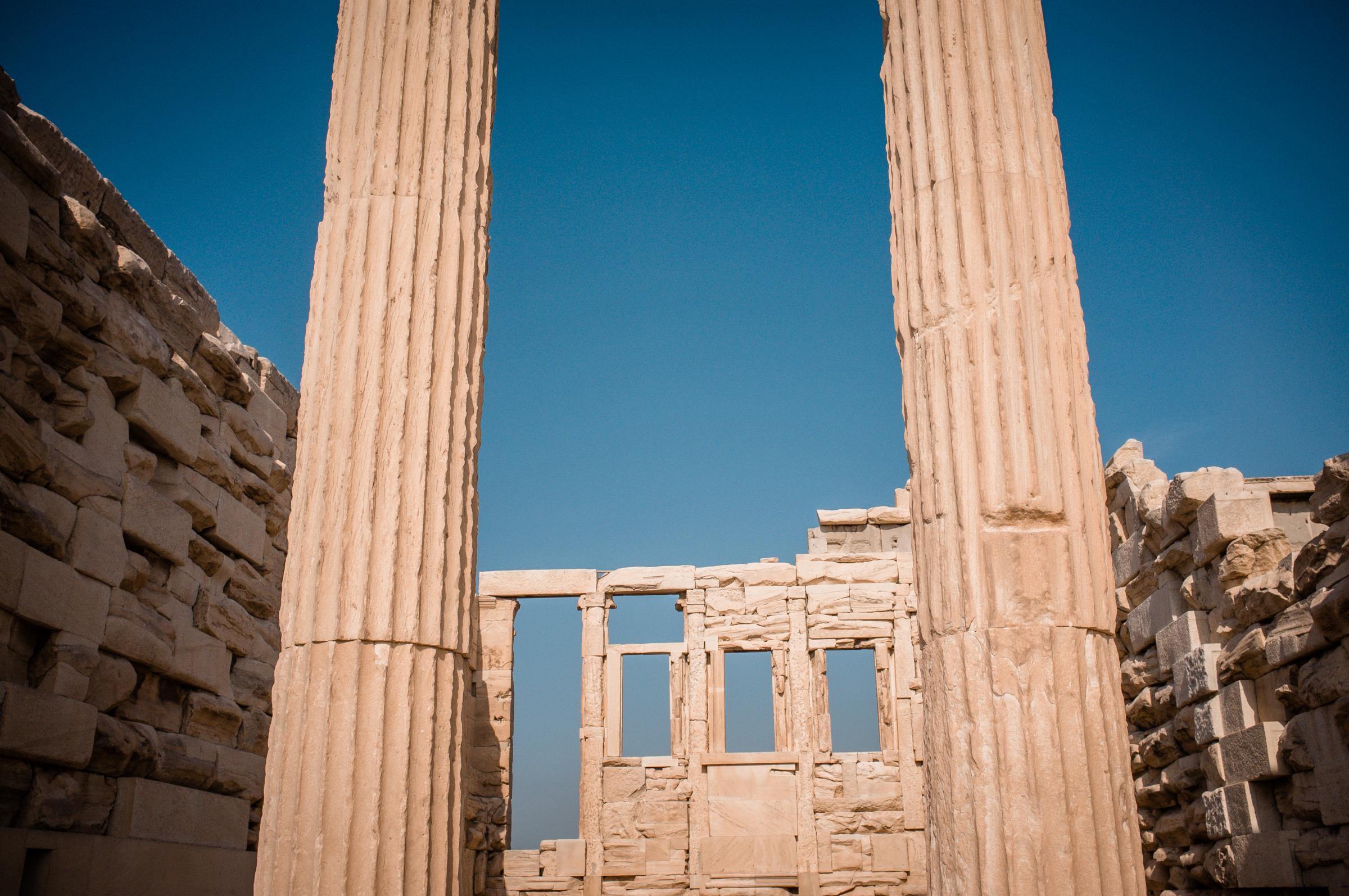 acropolis - The Erechtheion, or Temple of Athena Polias is an ancient...
