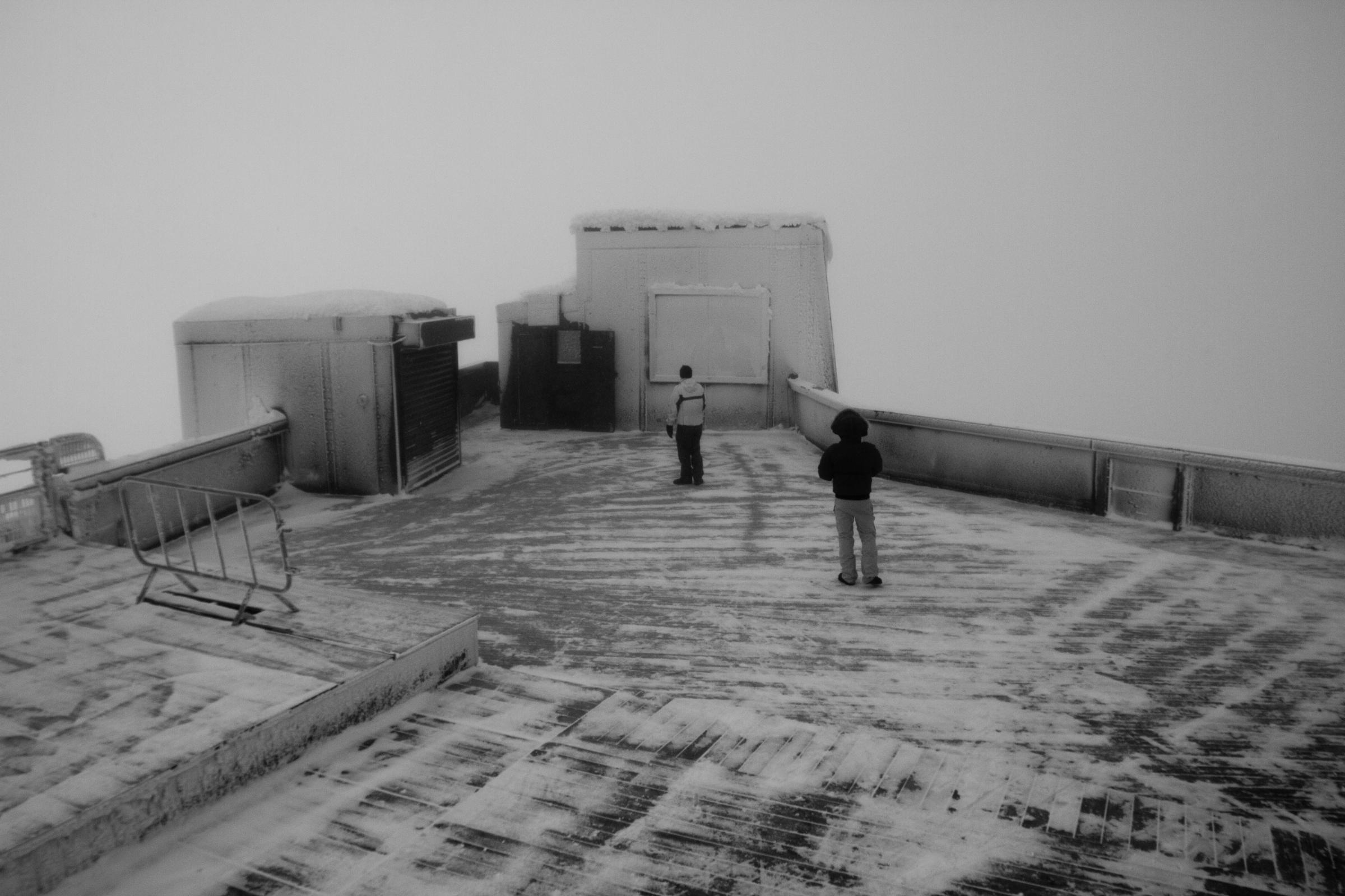 Chamonix - Observatory Platform- Plan de l'Aiguille at 2,317 m....