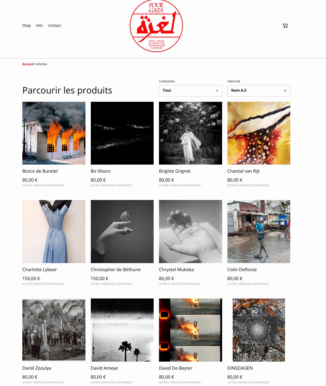 Pour Gaza- Print Sale in solidarity with the people in Gaza