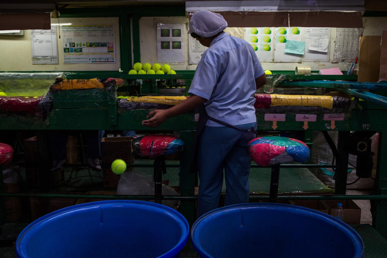 Wilson Tennis Ball Factory For The New York Times by Amanda Mustard