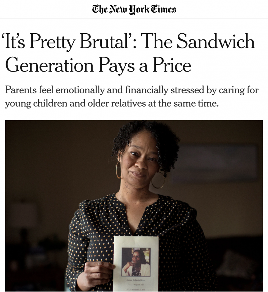 The Sandwich Generation Pays a Price