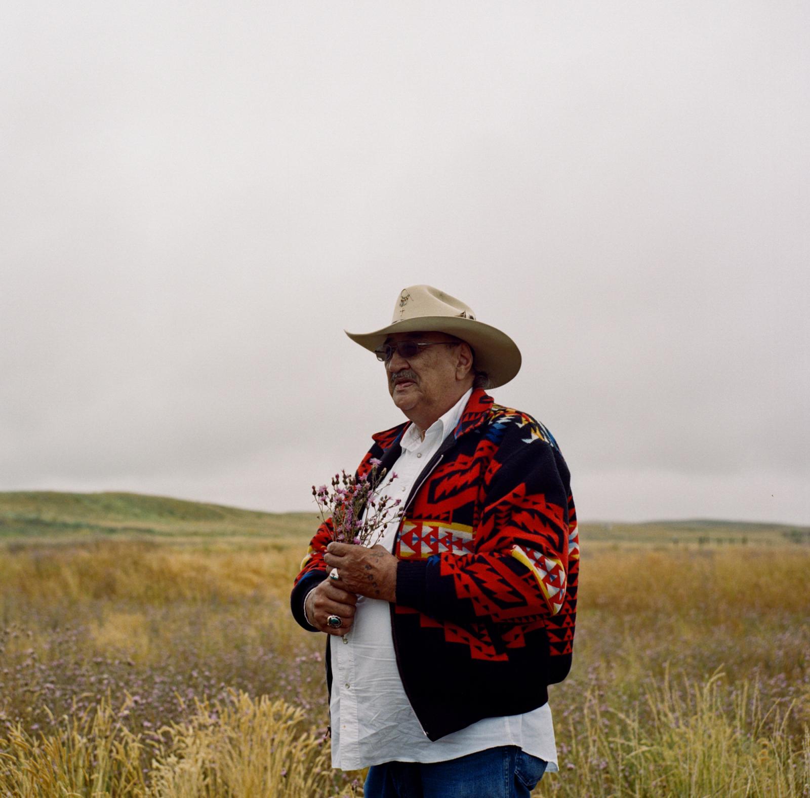 The Bakken oil shale's impact on Native American women - Kenny Still Smoking, 71, at his home in Browning, on...