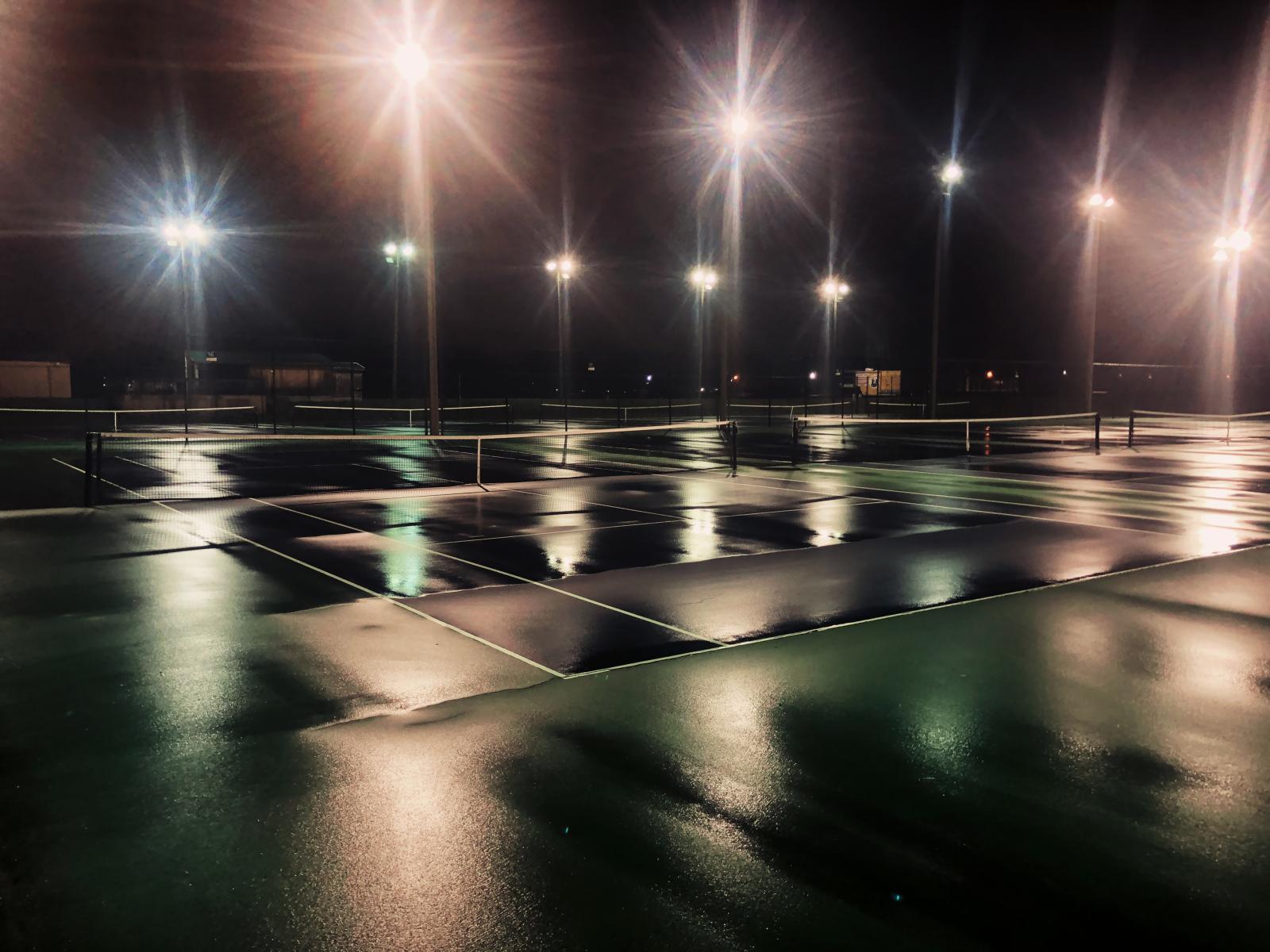 Empty Tennis Court (covid)
