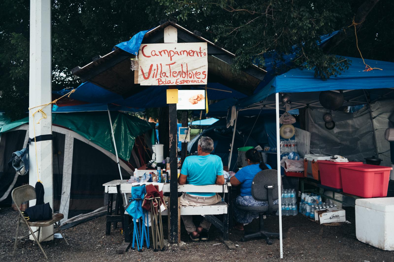Campamento &ldquo;Villa Tem...Esperanza, Guanica, Enero 2020.