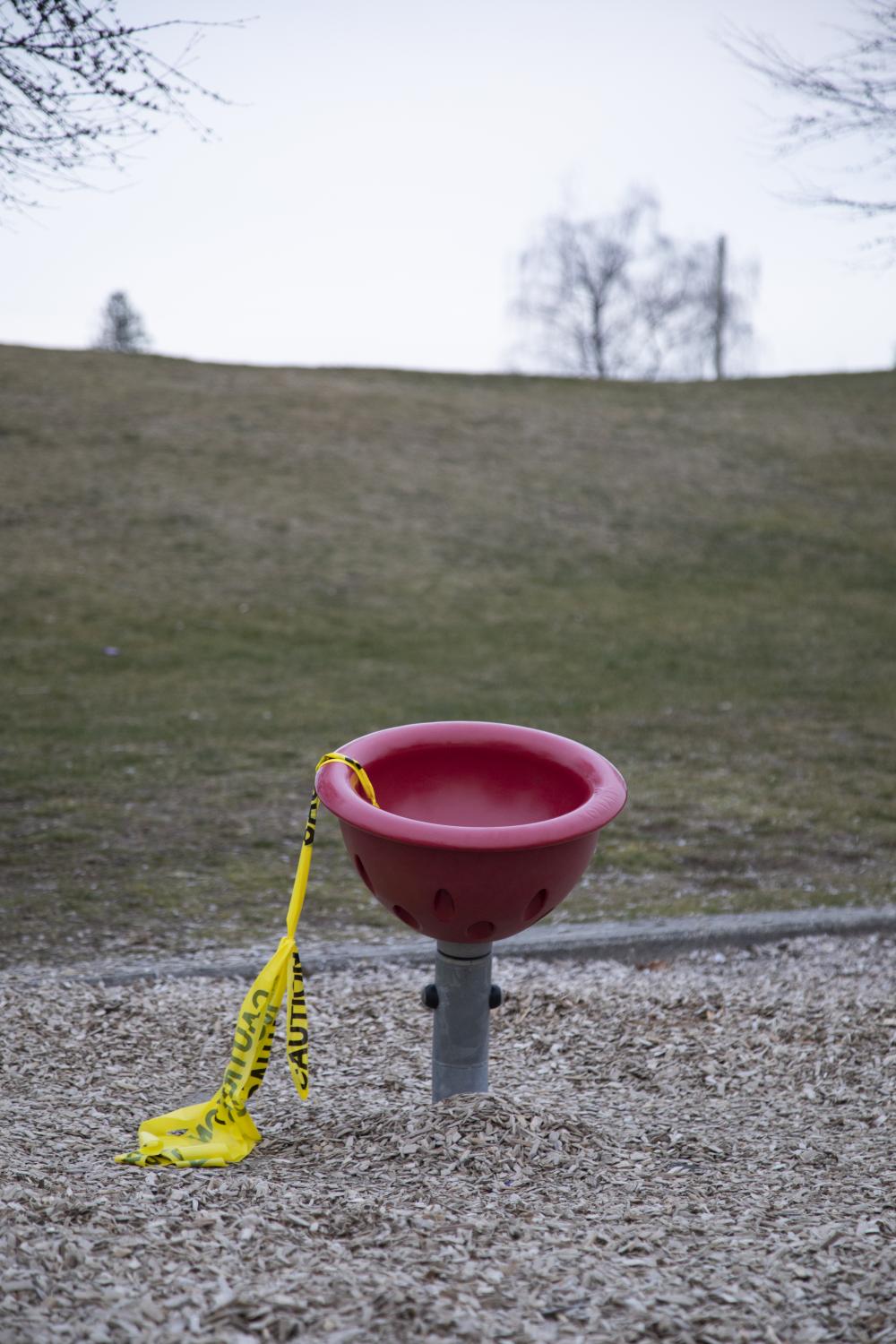 Until Further Notice - A playground at Ray Perrault Park in North Vancouver,...