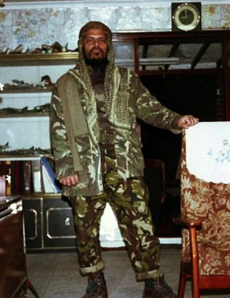Manwar Ali during his time fighting jihad.