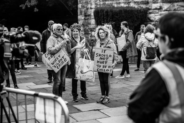 Image from Faithless - 26th/08/2018:Citizens arrive at the Stand for Truth event...