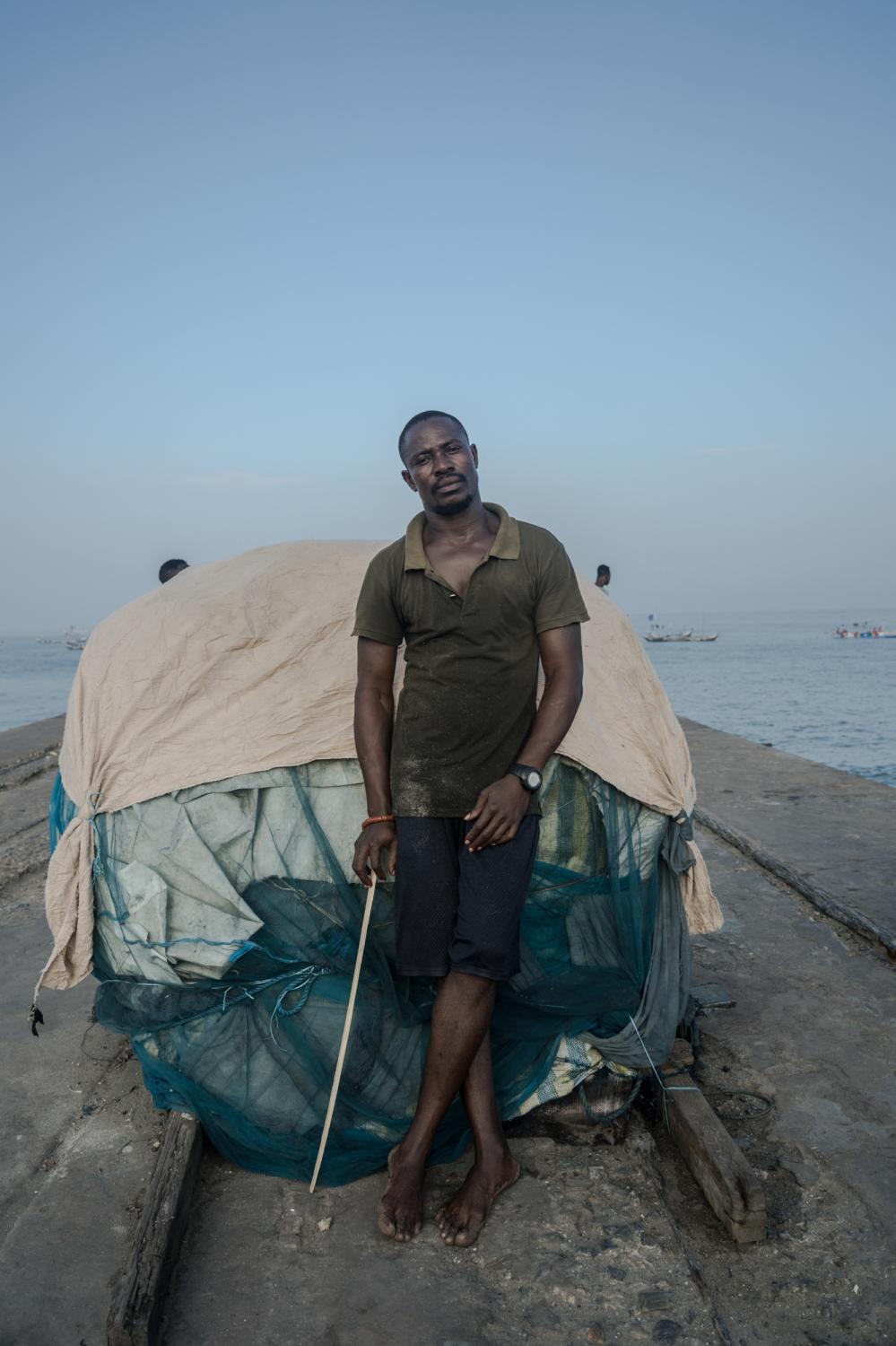 The Battle For Fish - Samuel Niiquaye Dsane, the elder fisherman from Jamestown...