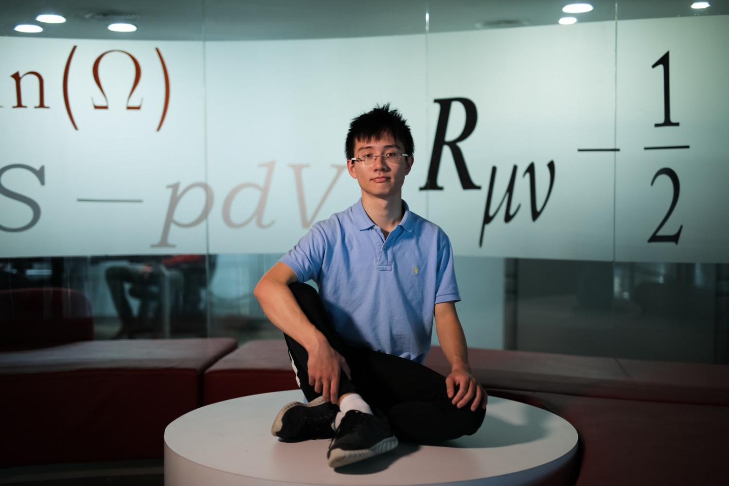 Yuan Cao, a researcher of graphene at MIT in Cambridge, MA, poses for a portrait at the Weizmann Institute in Rehovot, Israel, November 20th, 2018.