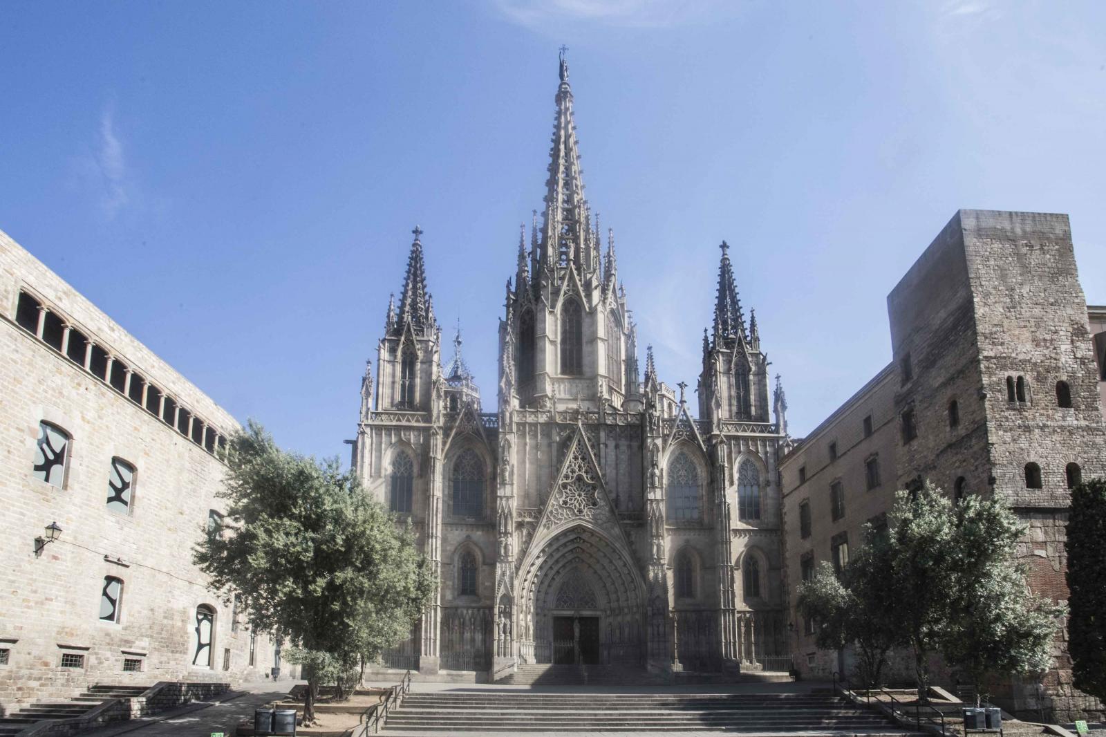 April 10, 2020 - Barcelona, Spa...n without devotees in the Curch