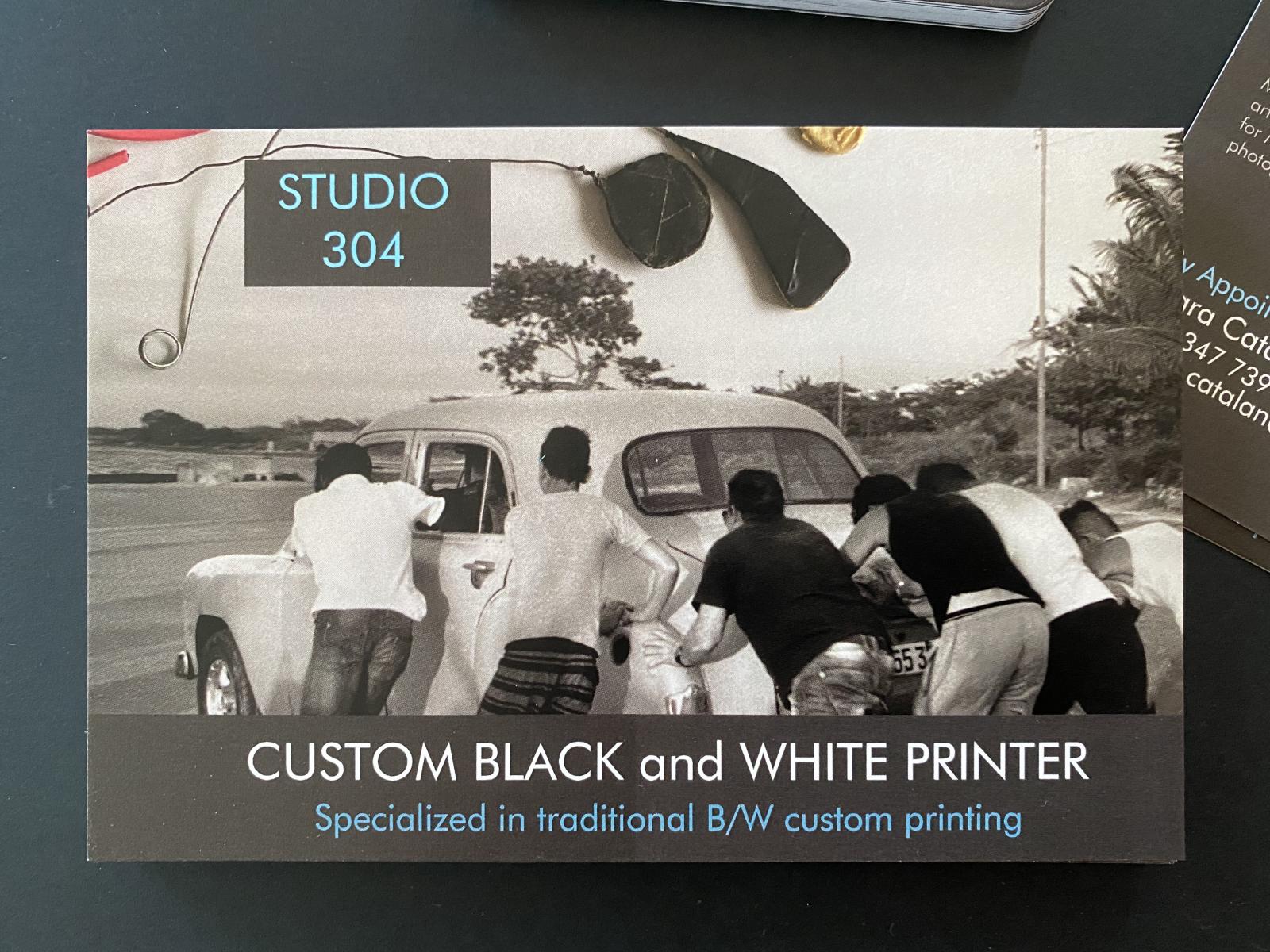 Traditional Black and White fine art printing