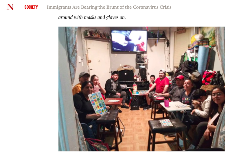 Thumbnail of on The Nation Magazine: Immigrants Are Bearing the Brunt of the Coronavirus Crisis