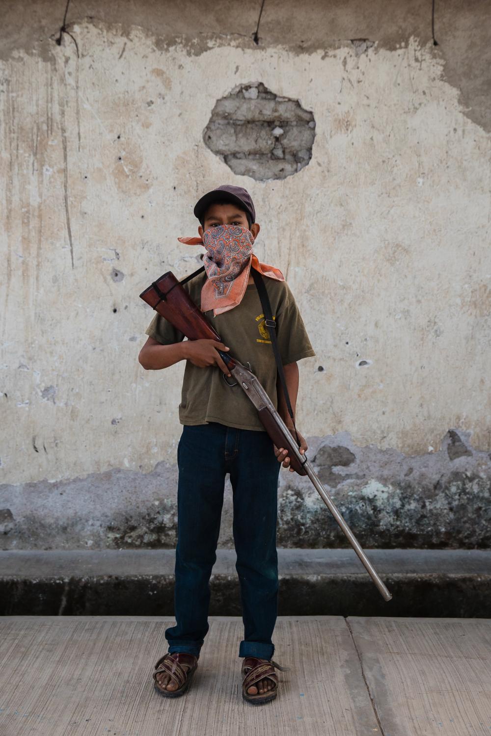 Children in Guerrero Take Up Arms - 