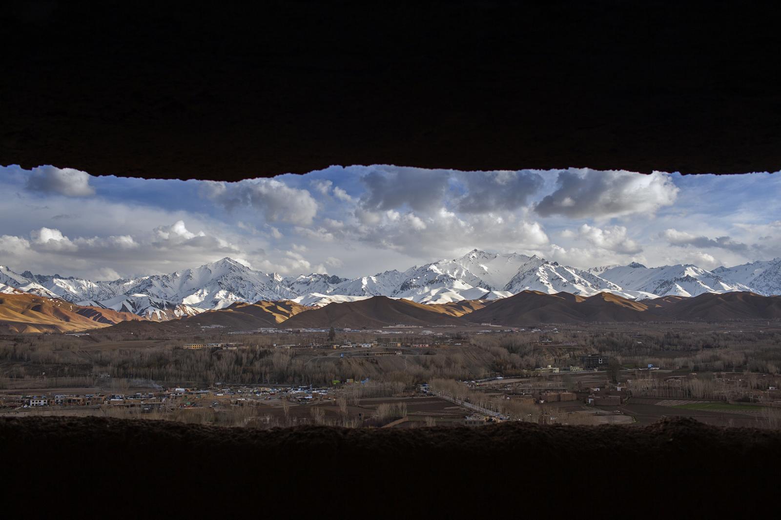 A view of Bamiyan. The Cultural...Kush, Afghanistan. April 2014. 