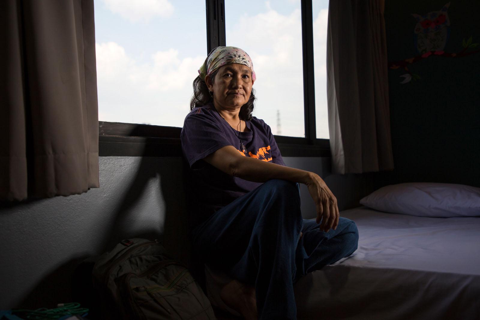 THAI WOMEN HUMAN RIGHTS DEFENDERS -  Natthawan Issaratha, a member of an anti-mining groups...