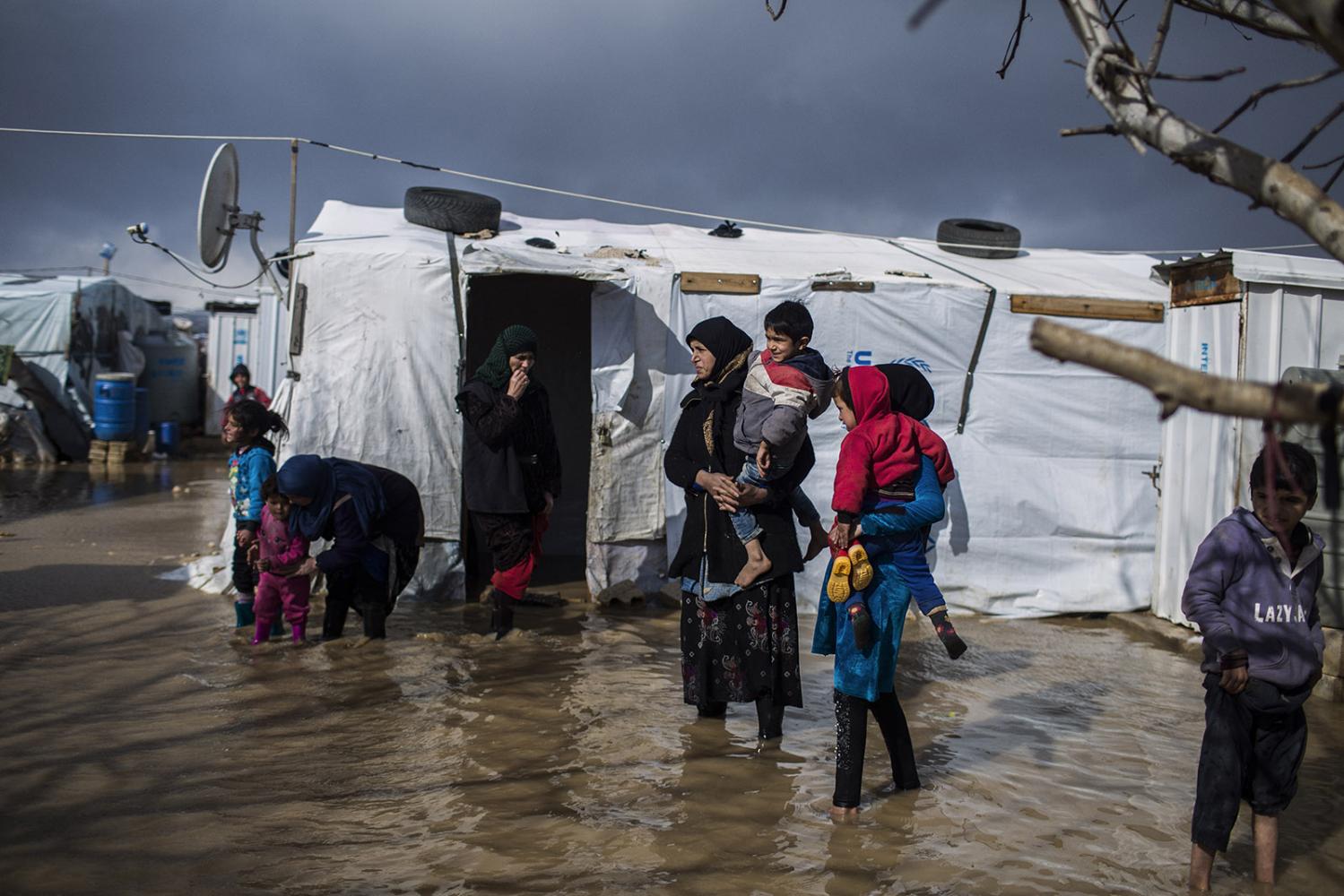Storm - Juriya Ramadan, a Syrian refugee from Deir El Zor, is...