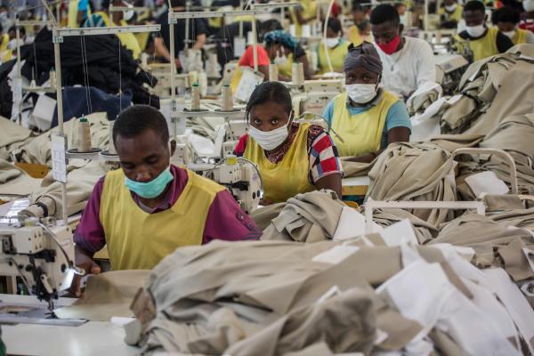 DAILY NEWS - Workers at work at the MBI factory at the Sonapi...