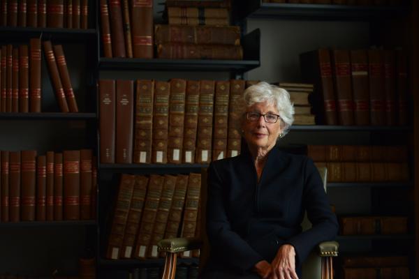 Hon. Judge Ann Covington poses for a portrait at the University of Missouri&#39;s Law School. Covington was the first woman judge in the state of Missouri.