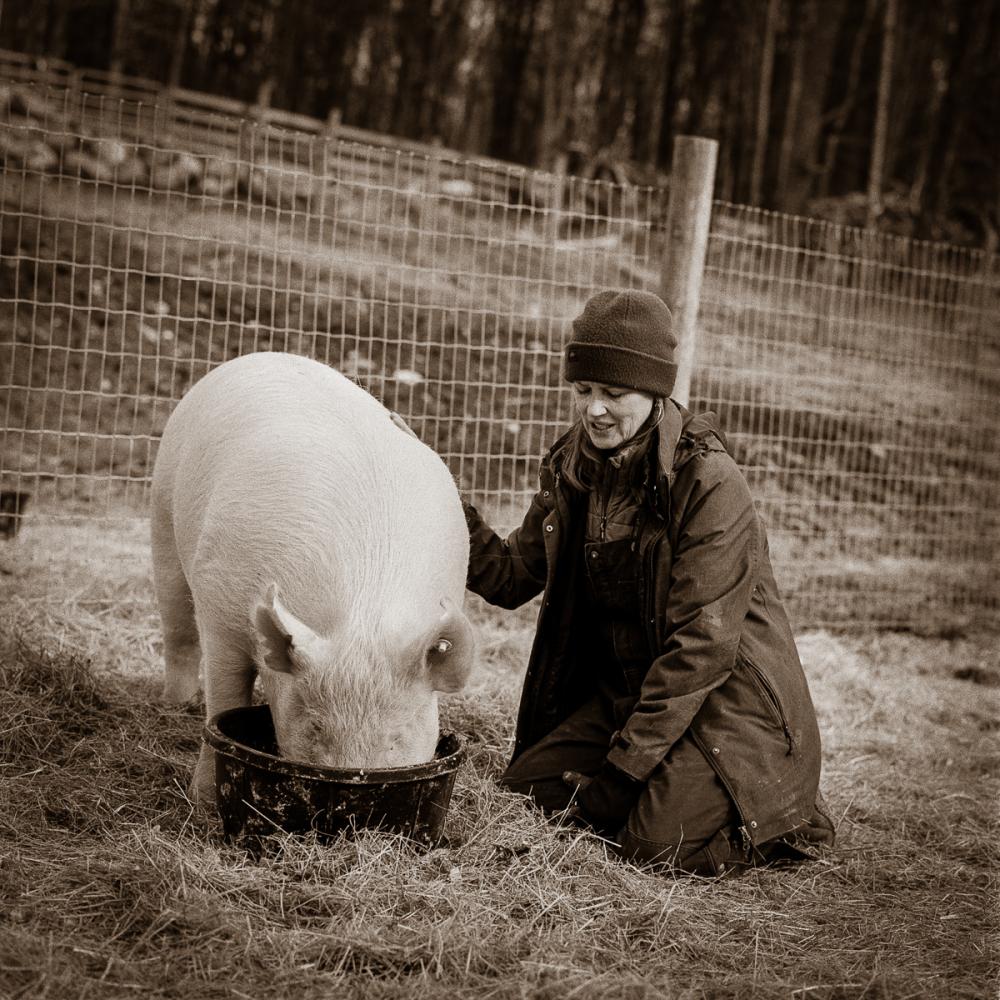 Lynn Printy, co-founder with he...Animal Sanctuary in Connecticut