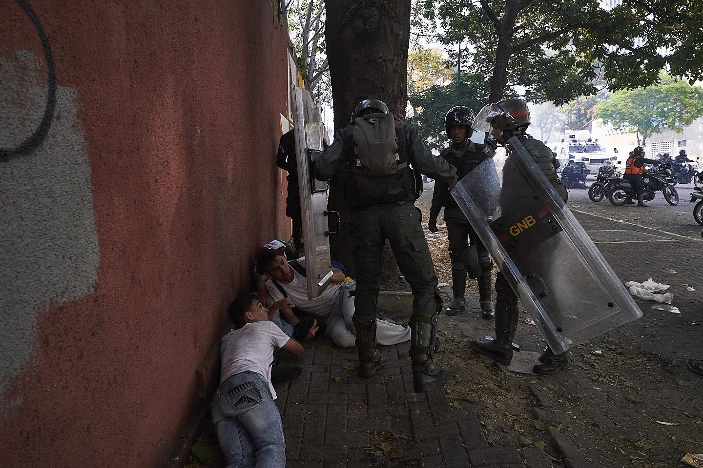 May 1st 2019. Venezuelan government cracks down on protesters.