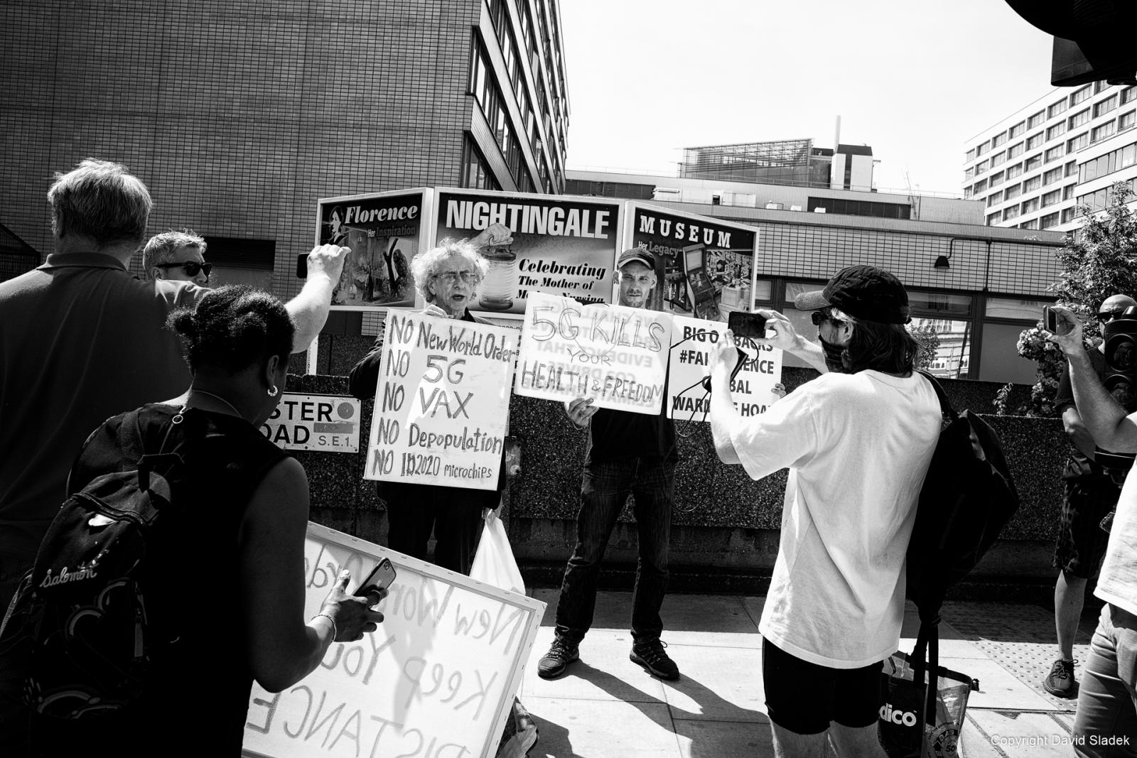 Anti COVID-19 lockdown protest, London, UK, 09/05/2020
