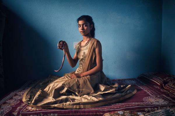 Image from NEPAL, FOREVEREST - Harshita Sah, 12 years old. During the last big flooding...