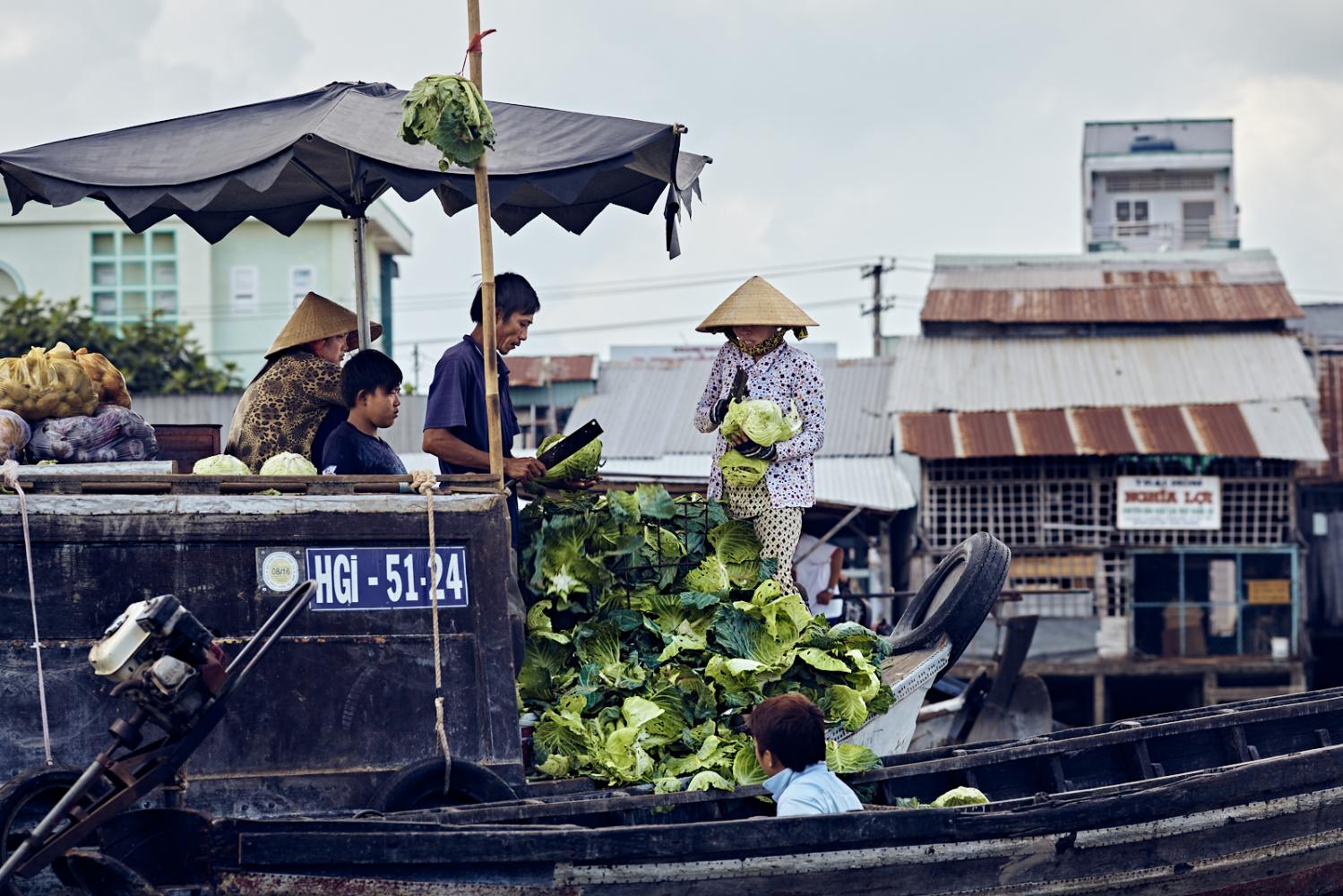  Floating Market, Cáº§n ThÆ¡, Vietnam 2016 