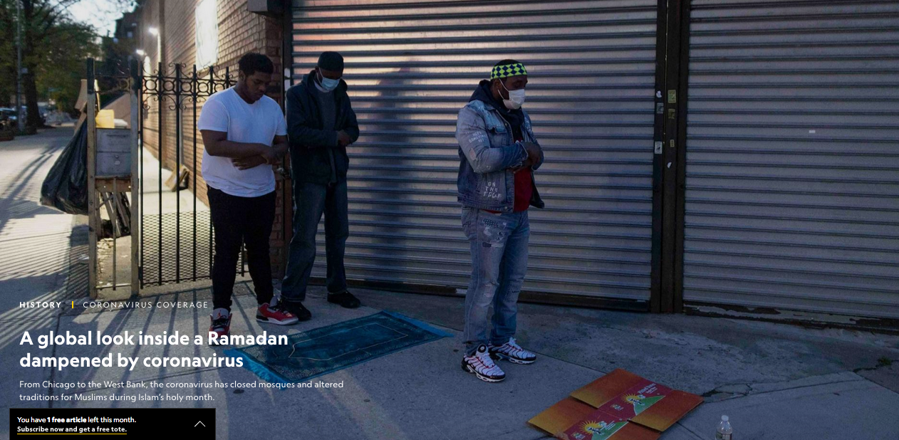 Thumbnail of on NatGeo: A global look inside a Ramadan dampened by coronavirus
