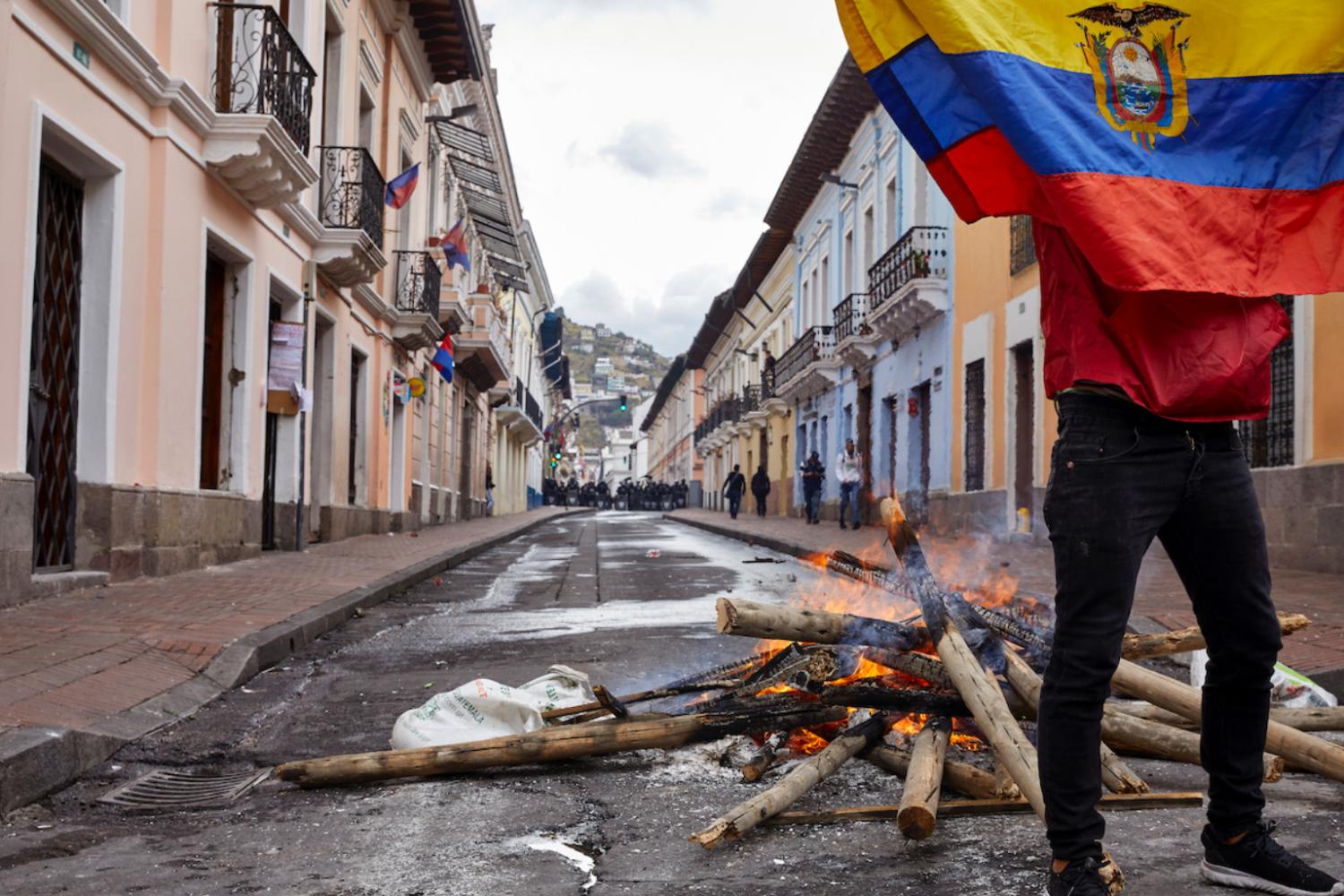 Paro Nacional en Ecuador: la receta noventera del FMI se repite